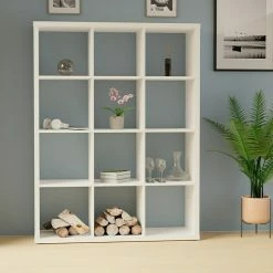 BAUHAUS Regal L X B X H: 39,2 X 111,7 X 146,6 Cm, Weiß -Regale Verkaufsladen 12 1001