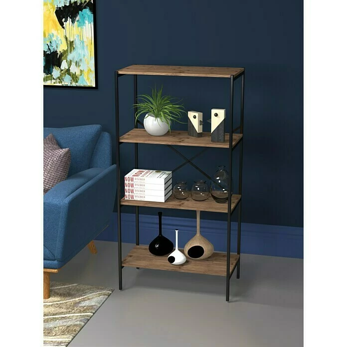 BAUHAUS Scan Trend Regal Industrial L X B X H: 32 X 60 X 120 Cm, Anzahl Böden: 4 Stk., Traglast: 25 Kg/Boden 5 BAUHAUS Scan Trend Regal Industrial L X B X H: 32 X 60 X 120 Cm, Anzahl Böden: 4 Stk., Traglast: 25 Kg/Boden – Bild 5