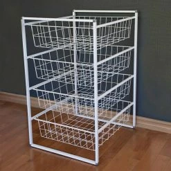 BAUHAUS Lundbergs Regal L X B X H: 53,5 X 45 X 72 Cm, Weiß