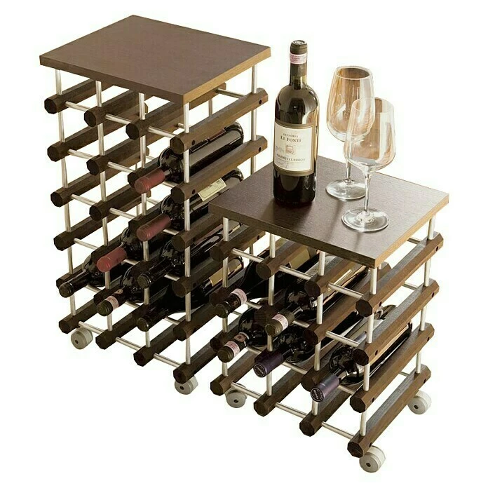 BAUHAUS Weinregal 28 X 34 X 34 Cm, Braun 2 BAUHAUS Weinregal 28 X 34 X 34 Cm, Braun – Bild 2