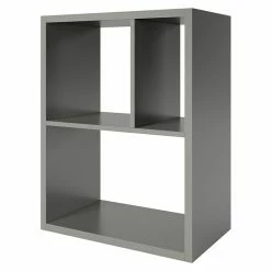 BAUHAUS Phönix Fortuna Raumteiler L X B X H: 34 X 75,1 X 57,9 Cm, Grau, Anzahl Fächer: 3 -Regale Verkaufsladen 12 1036