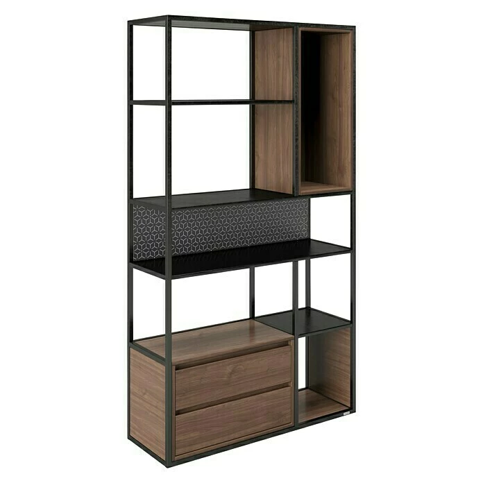 BAUHAUS Phönix Playboy Regal Brooke L X B X H: 35 X 100 X 179 Cm, Nussbaum 1 BAUHAUS Phönix Playboy Regal Brooke L X B X H: 35 X 100 X 179 Cm, Nussbaum