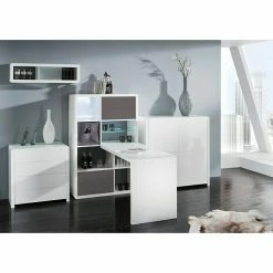 BAUHAUS Phönix Atlanta Rückwand L X B X H: 34 X 55 X 0,5 Cm, Acrylglas, Milchig -Regale Verkaufsladen 12 1086