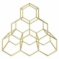 BAUHAUS Phönix Playboy Weinregal Gloria L X B X H: 22 X 29 X 27 Cm, Gold -Regale Verkaufsladen 12 1097