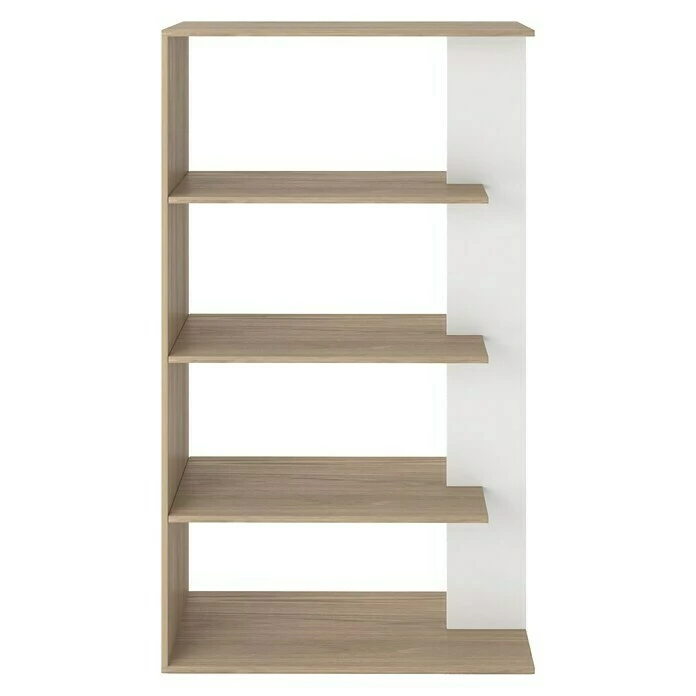 BAUHAUS Phönix Regal Rotterdam L X B X H: 40 X 80 X 179 Cm, Holzfarben/Weiß 2 BAUHAUS Phönix Regal Rotterdam L X B X H: 40 X 80 X 179 Cm, Holzfarben/Weiß – Bild 2