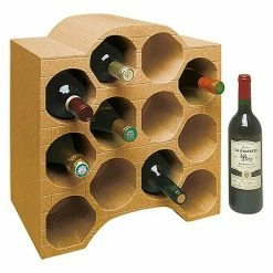 BAUHAUS Climapor Flaschenregal Bogenform Terra Anzahl Flaschen: 12 Stk.