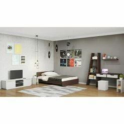 BAUHAUS Phönix Croco Regal L X B X H: 33 X 76 X 190 Cm, Braun -Regale Verkaufsladen 12 1121