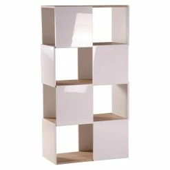 BAUHAUS Phönix Regal Matrix L X B X H: 37,3 X 71,6 X 144,7 Cm, Eiche Sägerau, Traglast: 10 Kg/Boden