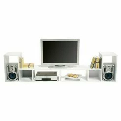 BAUHAUS Phönix Regal Tetris L X B X H: 30 X 110 X 55 Cm, Weiß -Regale Verkaufsladen 12 1133