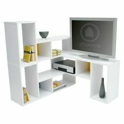 BAUHAUS Phönix Regal Tetris L X B X H: 30 X 110 X 55 Cm, Weiß -Regale Verkaufsladen 12 1134