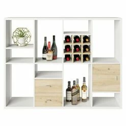 BAUHAUS Phönix Fortuna Raumteiler L X B X H: 34 X 112,5 X 146,6 Cm, Weiß, Anzahl Fächer: 12, Anzahl Schubladen: 2 Stk.