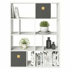 BAUHAUS Phönix Fortuna Raumteiler Mit Stauraumboxen L X B X H: 34 X 112,5 X 146,6 Cm, Weiß, Anzahl Fächer: 12