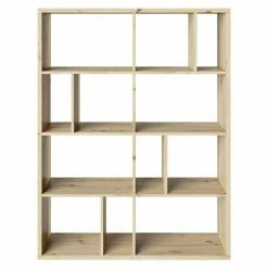 BAUHAUS Phönix Fortuna Raumteiler L X B X H: 34 X 112,5 X 146,6 Cm, Eiche, Anzahl Fächer: 12 -Regale Verkaufsladen 12 1188