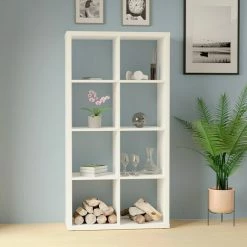 BAUHAUS Regal L X B X H: 39,2 X 76,5 X 146,6 Cm, Weiß -Regale Verkaufsladen 12 1209