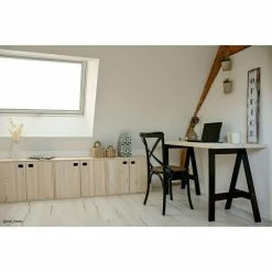 BAUHAUS Astigarraga Dinamic Schrank L X B X H: 33 X 70,8 X 53,5 Cm, Kiefernholz -Regale Verkaufsladen 12 122