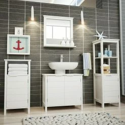 BAUHAUS Phönix City Regal L X B X H: 30 X 35 X 80 Cm, Weiß -Regale Verkaufsladen 12 1220