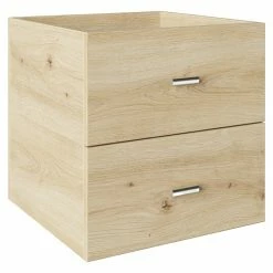BAUHAUS Phönix Fortuna Container L X B X H: 33,4 X 34,1 X 34,1 Cm, Eiche, Anzahl Schubladen: 2 Stk., Passend Für: Phönix Regale Fortuna