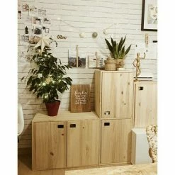 BAUHAUS Astigarraga Dinamic Schrank L X B X H: 33 X 70,8 X 53,5 Cm, Kiefernholz -Regale Verkaufsladen 12 123