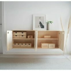 BAUHAUS Astigarraga Dinamic Schrank L X B X H: 33 X 70,8 X 53,5 Cm, Kiefernholz -Regale Verkaufsladen 12 124