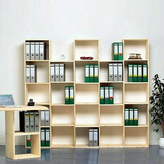 BAUHAUS Regalux Regalwürfel 45,6 X 35 X 39 Cm, Buche 4 BAUHAUS Regalux Regalwürfel 45,6 X 35 X 39 Cm, Buche – Bild 4