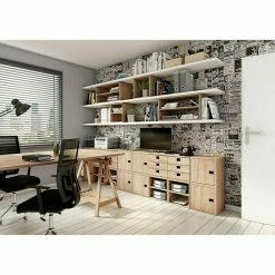 BAUHAUS Astigarraga Dinamic Schubladenturm 33 X 36,2 X 36,2 Cm, Anzahl Schubladen: 3, Kiefernholz, Natur -Regale Verkaufsladen 12 134