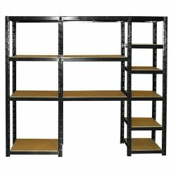 BAUHAUS Metall-Schwerlastregal 40 X 210 X 180 Cm, Traglast: 180 Kg/Boden, Stecken