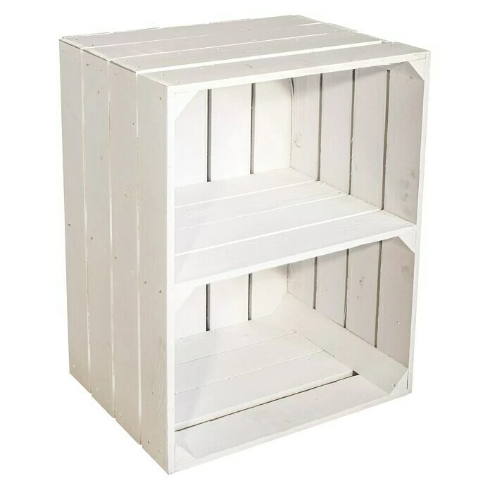 BAUHAUS Holzregal Johanna B X H: 40 X 50 Cm, Holz, Weiß 1 BAUHAUS Holzregal Johanna B X H: 40 X 50 Cm, Holz, Weiß