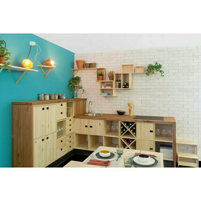 BAUHAUS Astigarraga Dinamic Möbeltür L X B X H: 36,2 X 32,5 X 1,6 Cm, Kiefernholz 3 BAUHAUS Astigarraga Dinamic Möbeltür L X B X H: 36,2 X 32,5 X 1,6 Cm, Kiefernholz – Bild 3