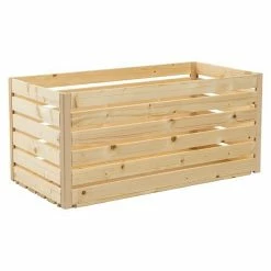 BAUHAUS HolzZollhaus Holzkiste A 1/1 35 X 70 X 35 Cm, Gehobelt, Natur