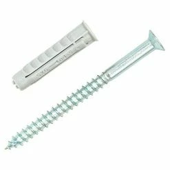 BAUHAUS Element System Schrauben- & Dübel-Set Durchmesser Dübel: 6 Mm, Länge Dübel: 30 Mm, Vernickelt