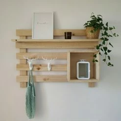 BAUHAUS Astigarraga Regalwürfel L X B X H: 22,5 X 30 X 30 Cm, Kiefernholz -Regale Verkaufsladen 12 194