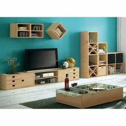 BAUHAUS Astigarraga Dinamic Weinregal L X B X H: 33 X 32,5 X 32,5 Cm, Holz -Regale Verkaufsladen 12 225