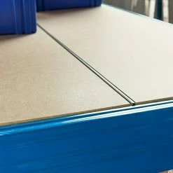 BAUHAUS Regalux Metall-Schwerlastregal XXL L X B X H: 60 X 160 X 185 Cm, Traglast: 350 Kg/Boden, Anzahl Böden: 4 Stk., Stecken, Blau -Regale Verkaufsladen 12 23