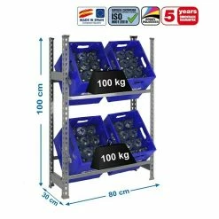 BAUHAUS Simonrack Simonbottle Metall-Getränkekistenregal Bottleclick L X B X H: 30 X 80 X 100 Cm, Traglast: 100 Kg/Boden, Anzahl Böden: 2, Grau 5 BAUHAUS Simonrack Simonbottle Metall-Getränkekistenregal Bottleclick L X B X H: 30 X 80 X 100 Cm, Traglast: 100 Kg/Boden, Anzahl Böden: 2, Grau -Regale Verkaufsladen 12 233