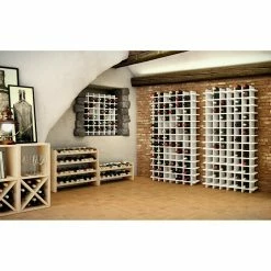 BAUHAUS Astigarraga Weinregal L X B X H: 75 X 22 X 75 Cm, Anzahl Flaschen: 36 Stk. -Regale Verkaufsladen 12 237