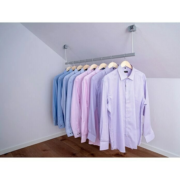 BAUHAUS Room Plaza Easy Doing Kleiderstange Passend Für: Room Plaza Easy Doing Schiebetür-Bau-Sets, Länge: 1.000 Mm, Fest 4 BAUHAUS Room Plaza Easy Doing Kleiderstange Passend Für: Room Plaza Easy Doing Schiebetür-Bau-Sets, Länge: 1.000 Mm, Fest – Bild 4