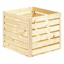 BAUHAUS HolzZollhaus Holzkiste A 1/2 35 X 35 X 32 Cm, Gehobelt, Natur