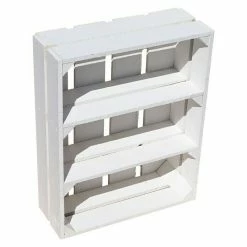 BAUHAUS Holzkiste Wilma B X H: 16 X 40 Cm, Holz, Weiß