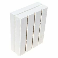 BAUHAUS Holzkiste Wilma B X H: 16 X 40 Cm, Holz, Weiß -Regale Verkaufsladen 12 299