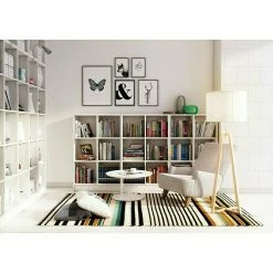 BAUHAUS Astigarraga Dinamic Holzregal L X B X H: 33 X 36,2 X 105,4 Cm, Holz -Regale Verkaufsladen 12 31