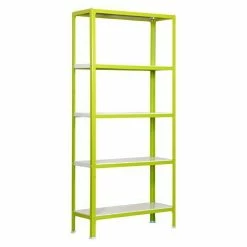 BAUHAUS Simonrack Homeclick Metallregal Mini L X B X H: 40 X 80 X 180 Cm, Traglast: 150 Kg/Boden, Anzahl Böden: 5 Stk., Grün