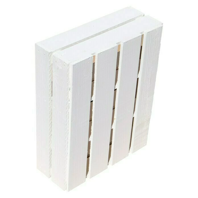 BAUHAUS Holzkiste Wilma B X H: 16 X 40 Cm, Holz, Weiß/Braun 2 BAUHAUS Holzkiste Wilma B X H: 16 X 40 Cm, Holz, Weiß/Braun – Bild 2