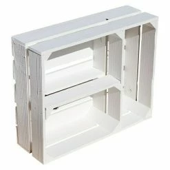 BAUHAUS Holzregal Traute B X H: 16 X 40 Cm, Holz, Weiß