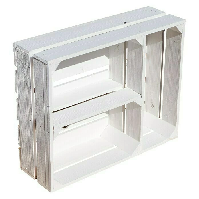 BAUHAUS Holzregal Traute B X H: 16 X 40 Cm, Holz, Weiß 1 BAUHAUS Holzregal Traute B X H: 16 X 40 Cm, Holz, Weiß