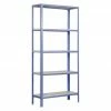 BAUHAUS Simonrack Homeclick Metallregal Mini L X B X H: 40 X 80 X 180 Cm, Traglast: 150 Kg/Boden, Anzahl Böden: 5 Stk., Lila
