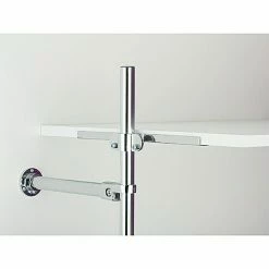 BAUHAUS Room Plaza Inside Smart Wandhalter-Set Geeignet Für: Inside Smart Regalsystem, Chrom, 1 Stk.