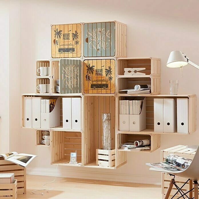 BAUHAUS HolzZollhaus Holzkiste A 1/4 32 X 17,5 X 35 Cm, Gehobelt, Natur 4 BAUHAUS HolzZollhaus Holzkiste A 1/4 32 X 17,5 X 35 Cm, Gehobelt, Natur â Bild 4