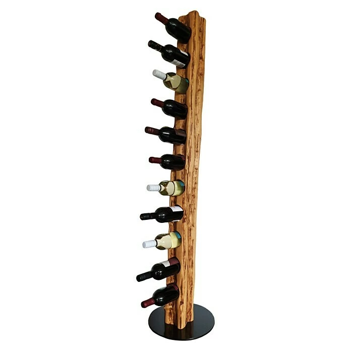 BAUHAUS Wood & Wishes Weinregal Premium Höhe: 158 Cm, Anzahl Flaschen: 11 Stk., Holz, Teak 1 BAUHAUS Wood & Wishes Weinregal Premium Höhe: 158 Cm, Anzahl Flaschen: 11 Stk., Holz, Teak