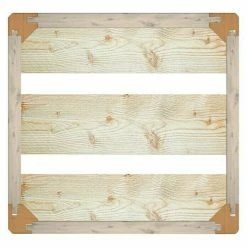 BAUHAUS HolzZollhaus Holzkiste A 1/8 32 X 17,5 X 18 Cm, Gehobelt, Natur -Regale Verkaufsladen 12 474