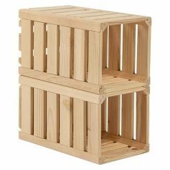 BAUHAUS HolzZollhaus Holzkiste A 1/8 32 X 17,5 X 18 Cm, Gehobelt, Natur -Regale Verkaufsladen 12 475